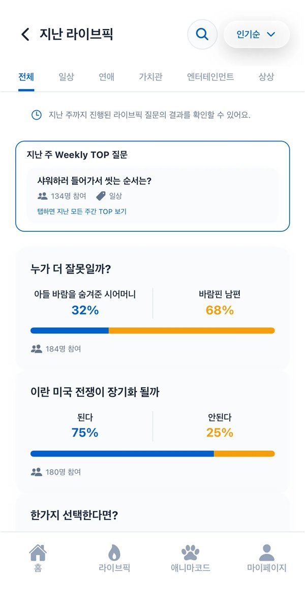 질문 만들기 화면